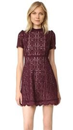 bb dakota Adelina Mock Neck Lace Dress at Shopbop